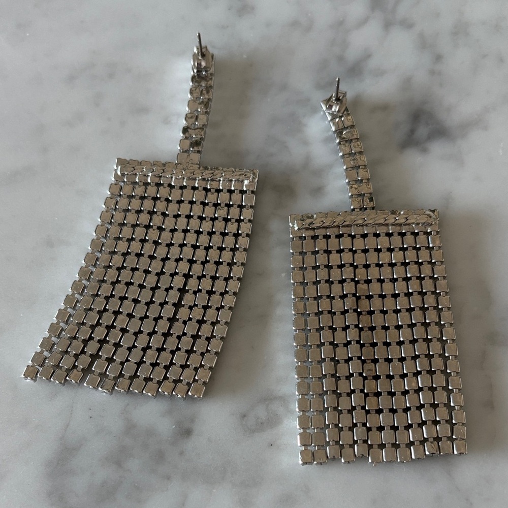 Sparkling Rhinestone Earrings - Picture 3 of 5